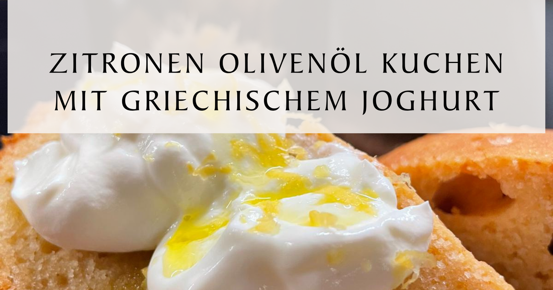 Saftiger Zitronen-Olivenöl Kuchen