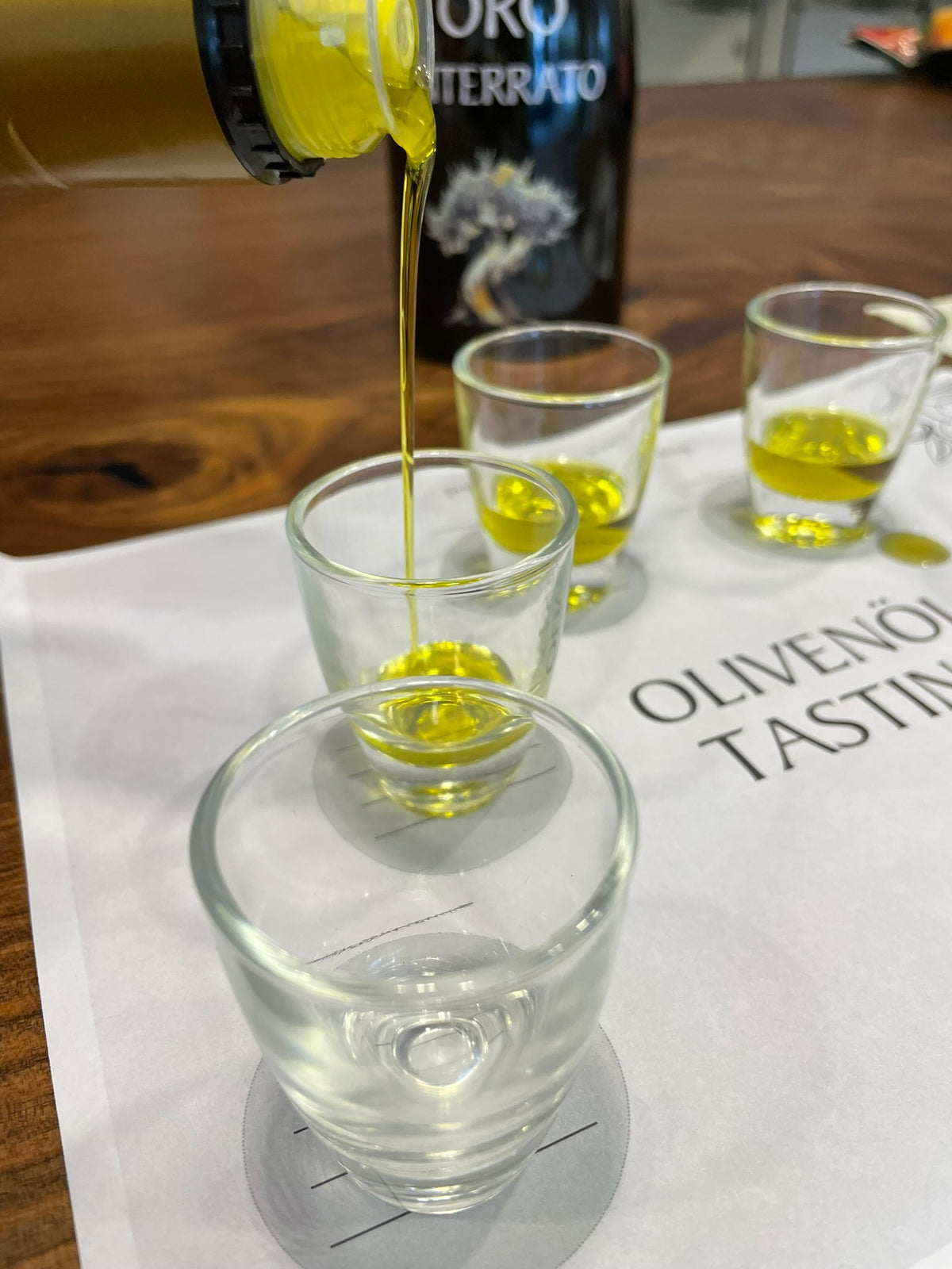 Olivenöl Tasting Lübeck Oro Interrato